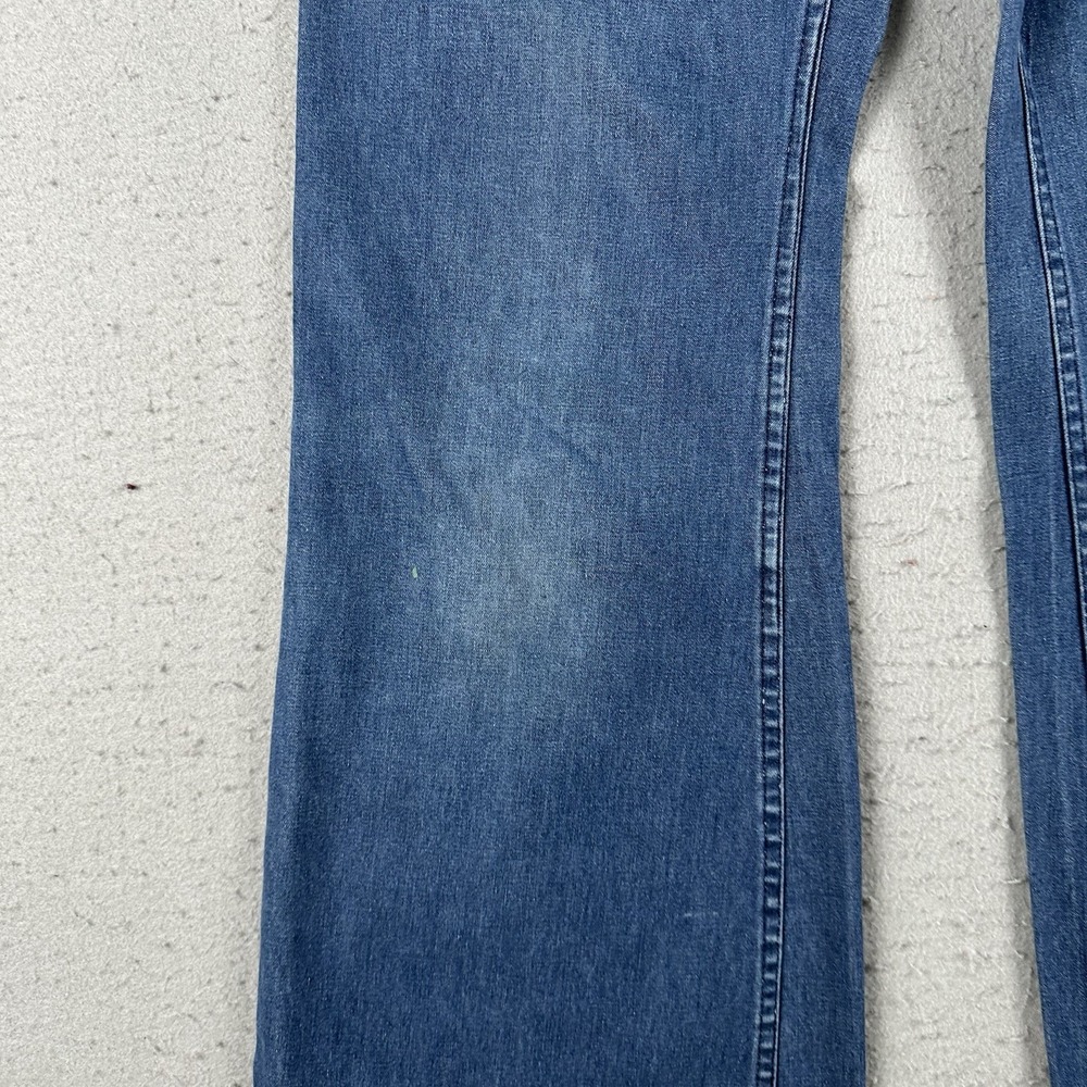 Vintage US Navy Trousers Mens 32x33 Flared Denim Type 1 Utility Pants Stencil - Picture 7 of 16